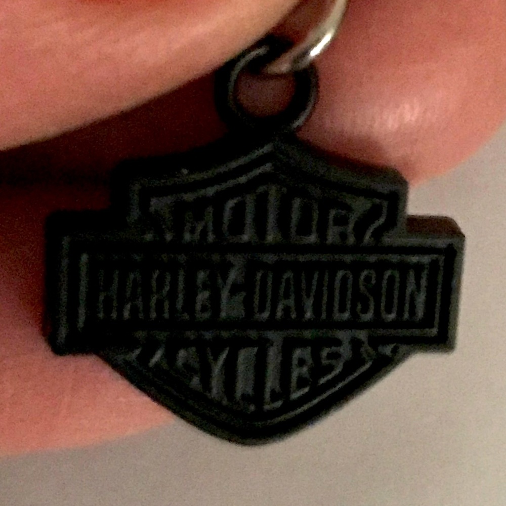 NWOT H-D B & S Charm with Sterling Silver Chain